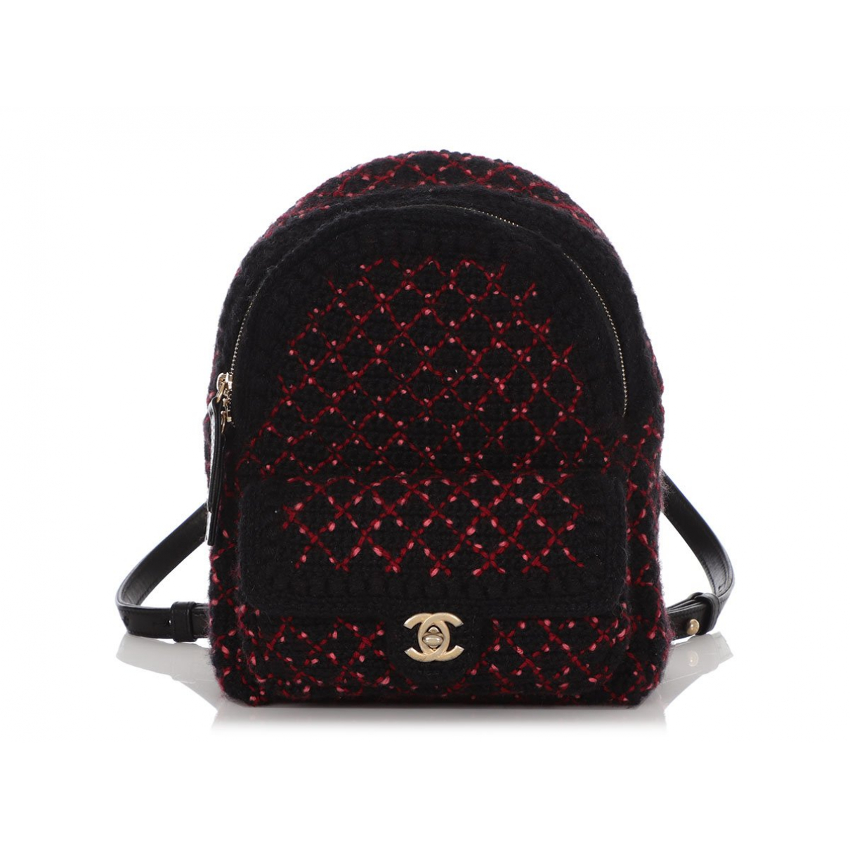 Tweed backpack Chanel Multicolour in 